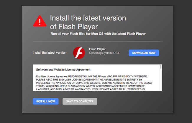 can i install flash player on mac